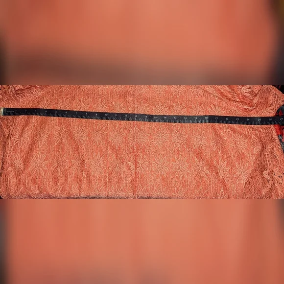 Crochet Peach Dress - Picture 5 of 12